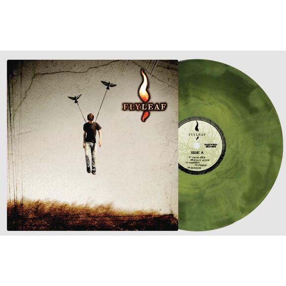 Flyleaf Vinyl Limited /500 Translucent Green Yellow Galaxy Variant Never Played - Picture 1 of 4